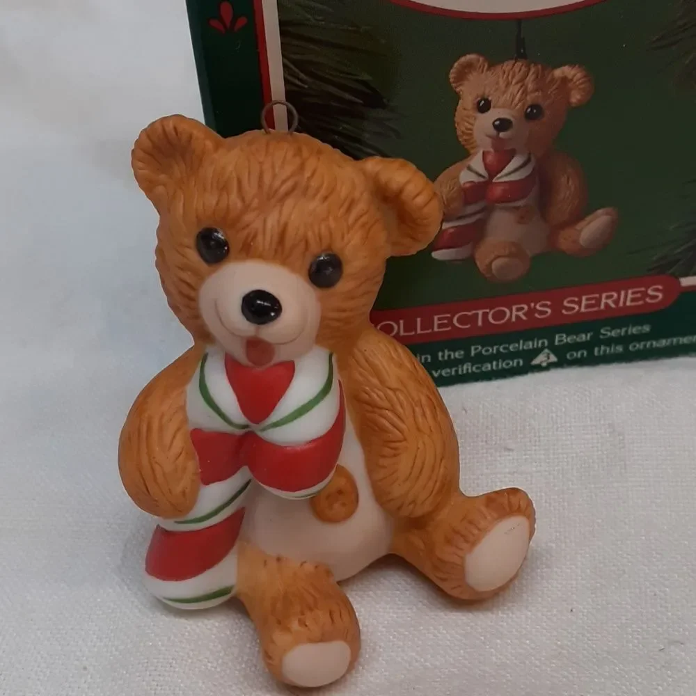 2 -Hallmark Keepsake Cinnamon‎ Bear ornaments